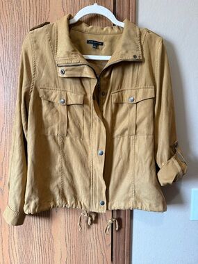 Staccato Mustard Drawcord Utility Jacket